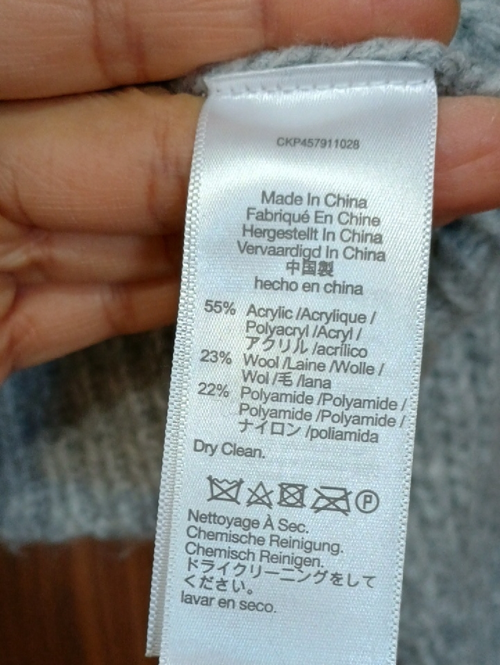 Madewell Gray Ribbed Button-Front Cardigan - Picture 3 of 4
